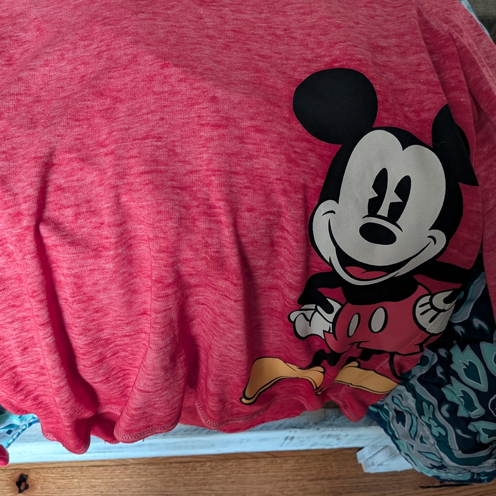 Disney Red Mickey Mouse Hoodie